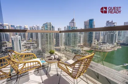Apartment - 2 Bedrooms - 3 Bathrooms for rent in Dubai Marina - Dubai