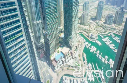 Apartment - 1 Bathroom for rent in Cayan Tower - Dubai Marina - Dubai