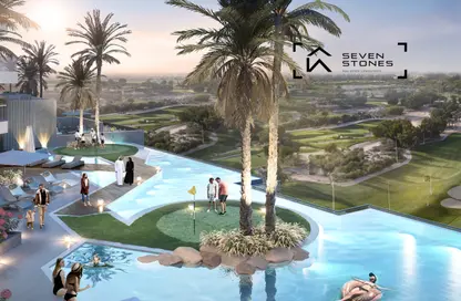 Apartment - 2 Bedrooms - 2 Bathrooms for sale in Golf Greens 1 - Tower B - Golf Greens - DAMAC Hills - Dubai