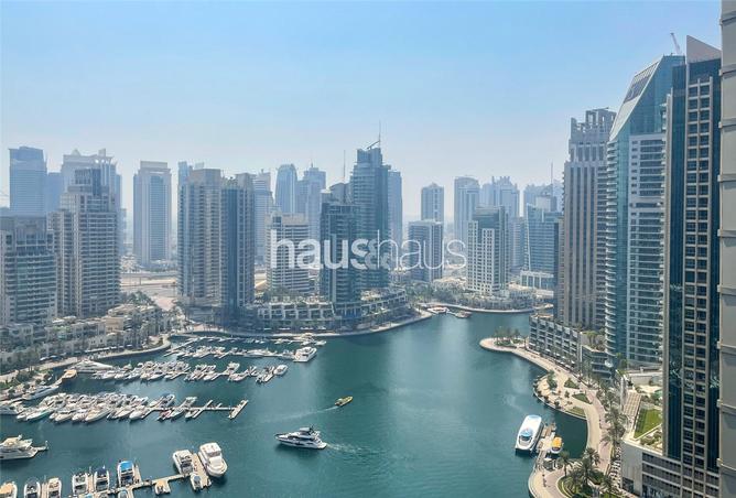 Apartment - 2 Bedrooms - 3 Bathrooms for rent in Damac Heights - Dubai Marina - Dubai