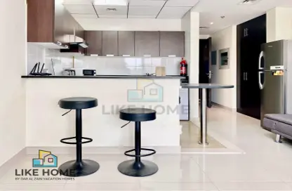 Kitchen image for: Apartment - 1 Bathroom for rent in Eagle Heights - Dubai Sports City - Dubai, Image 1