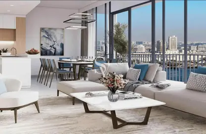 Apartment - 3 Bedrooms - 4 Bathrooms for sale in Seapoint - EMAAR Beachfront - Dubai Harbour - Dubai