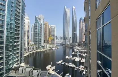 Apartment - 1 Bedroom - 2 Bathrooms for rent in Al Habtoor Tower - Dubai Marina - Dubai