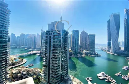 Apartment - 2 Bedrooms - 2 Bathrooms for rent in Al Habtoor Tower - Dubai Marina - Dubai