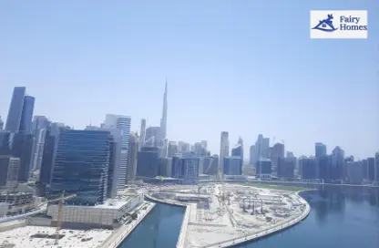 مكتب - استوديو للايجار في برج تشرشل للأعمال - أبراج تشرشل - الخليج التجاري - دبي