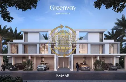 Townhouse - 3 Bedrooms - 4 Bathrooms for sale in Greenway - EMAAR South - Dubai South (Dubai World Central) - Dubai