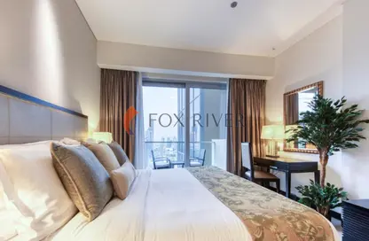 Apartment - Studio - 1 Bathroom for rent in JW Marriott Hotel Marina - Dubai Marina - Dubai