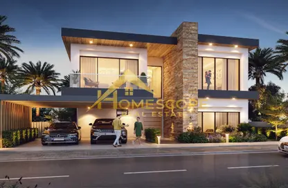 Townhouse - 5 Bedrooms - 6 Bathrooms for sale in Costa Brava 2 - Costa Brava at DAMAC Lagoons - Damac Lagoons - Dubai