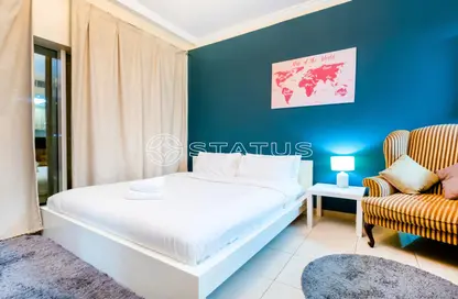 Apartment - Studio - 1 Bathroom for rent in Burj Al Nujoom - Downtown Dubai - Dubai