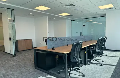 Office Space - Studio - 4 Bathrooms for rent in Reef Tower - JLT Cluster O - Jumeirah Lake Towers - Dubai
