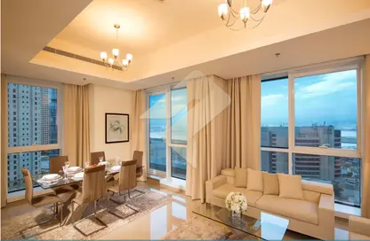 Apartment - 2 Bedrooms - 3 Bathrooms for rent in Al Dar tower - Dubai Marina - Dubai