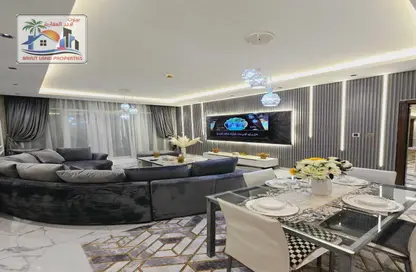 Apartment - 3 Bedrooms - 5 Bathrooms for rent in Ajman Corniche Residences - Ajman Corniche Road - Ajman