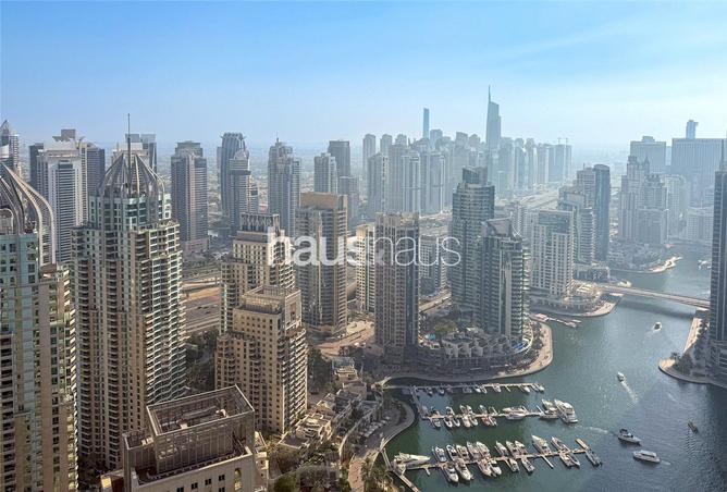 Apartment - 3 Bedrooms - 3 Bathrooms for rent in Marina Heights - Dubai Marina - Dubai