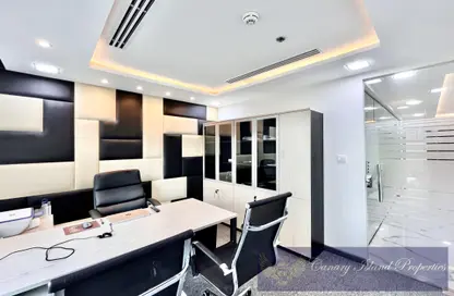 Office Space - Studio - 1 Bathroom for rent in The Binary Tower - Business Bay - Dubai