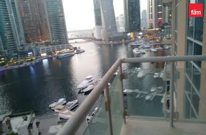 Apartment - 1 Bedroom - 1 Bathroom for rent in Al Habtoor Tower - Dubai Marina - Dubai