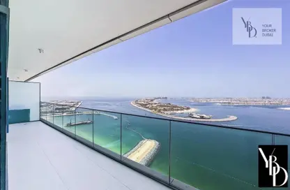 Apartment - 3 Bedrooms - 3 Bathrooms for sale in Beach Isle - EMAAR Beachfront - Dubai Harbour - Dubai