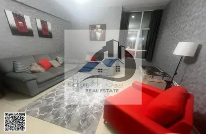 Apartment - 1 Bedroom - 2 Bathrooms for rent in Orient Tower 2 - Orient Towers - Al Bustan - Ajman