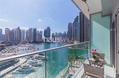 Apartment - 2 Bedrooms - 3 Bathrooms for rent in Damac Heights - Dubai Marina - Dubai