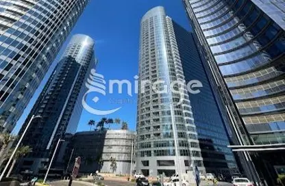 Office Space - Studio - 2 Bathrooms for rent in Addax port office tower - City Of Lights - Al Reem Island - Abu Dhabi