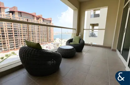 Apartment - 1 Bedroom - 2 Bathrooms for rent in Al Das - Shoreline Apartments - Palm Jumeirah - Dubai