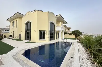 Villa - 5 Bedrooms - 6 Bathrooms for rent in Garden Homes Frond B - Garden Homes - Palm Jumeirah - Dubai