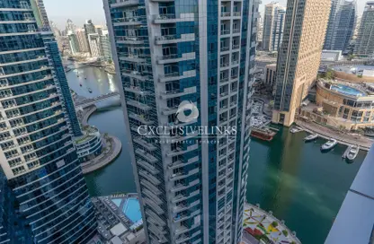 Apartment - 2 Bedrooms - 3 Bathrooms for rent in Bay Central West - Bay Central - Dubai Marina - Dubai