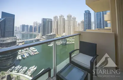 Apartment - 1 Bedroom - 2 Bathrooms for rent in Dubai Marina Mall Hotel - Dubai Marina - Dubai