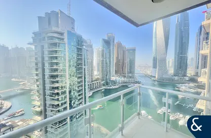 Apartment - 1 Bedroom - 1 Bathroom for rent in Al Habtoor Tower - Dubai Marina - Dubai