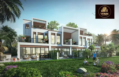 Townhouse - 4 Bedrooms - 4 Bathrooms for sale in Costa Brava 2 - Costa Brava at DAMAC Lagoons - Damac Lagoons - Dubai