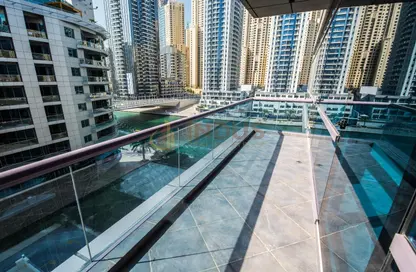 Apartment - 3 Bedrooms - 4 Bathrooms for rent in Ary Marina View Tower - Dubai Marina - Dubai