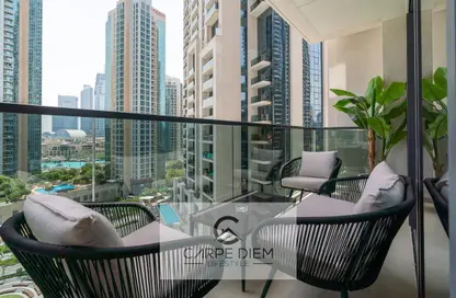 Balcony image for: Apartment - 2 Bedrooms - 3 Bathrooms for rent in Act Towers - Opera District - Downtown Dubai - Dubai, Image 1