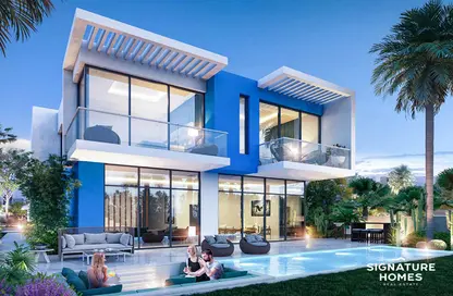 Villa - 6 Bedrooms - 7 Bathrooms for sale in Santorini - Damac Lagoons - Dubai