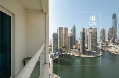 Apartment - 1 Bathroom for rent in Marina View Tower A - Marina View - Dubai Marina - Dubai