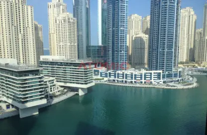 Apartment - 1 Bedroom - 2 Bathrooms for rent in Silverene Tower B - Silverene - Dubai Marina - Dubai