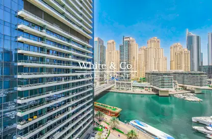 Apartment - 1 Bathroom for sale in Silverene Tower B - Silverene - Dubai Marina - Dubai