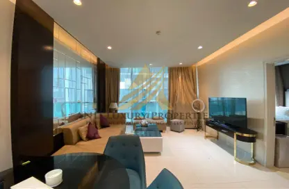 شقة - 2 غرف نوم - 2 حمامات للايجار في برج أبر كريست - دبي وسط المدينة - دبي