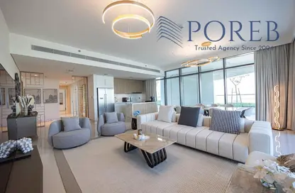 Apartment - 3 Bedrooms - 4 Bathrooms for rent in Beach Vista - EMAAR Beachfront - Dubai Harbour - Dubai