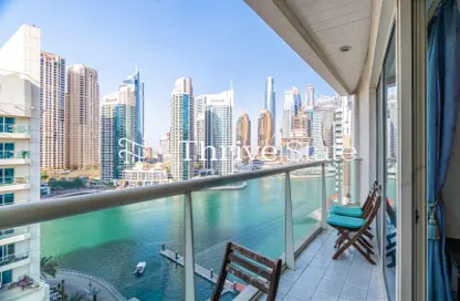 Apartment - 2 Bedrooms - 2 Bathrooms for rent in Marina View Tower A - Marina View - Dubai Marina - Dubai