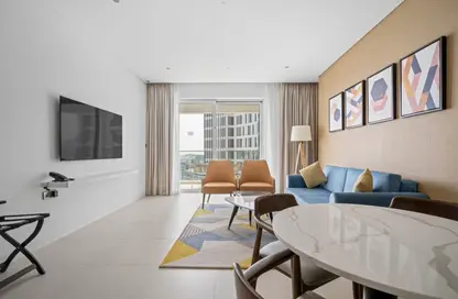 النزل و الشقق الفندقية - غرفة نوم - 2 حمامات للايجار في الخليج التجاري - دبي