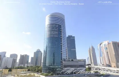 Office Space - Studio - 4 Bathrooms for rent in Al Ameri Tower - Barsha Heights (Tecom) - Dubai