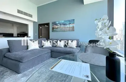 Apartment - 1 Bedroom - 3 Bathrooms for rent in Silverene Tower B - Silverene - Dubai Marina - Dubai