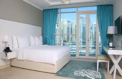 Apartment - Studio - 1 Bathroom for rent in Jannah Marina Hotel Apartments - Dubai Marina - Dubai