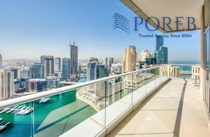 Balcony image for: Apartment - 2 Bedrooms - 3 Bathrooms for rent in Paloma Tower - Marina Promenade - Dubai Marina - Dubai, Image 1