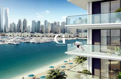 Apartment - 3 Bedrooms - 3 Bathrooms for sale in Beach Mansion - EMAAR Beachfront - Dubai Harbour - Dubai