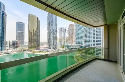 Apartment - 3 Bedrooms - 4 Bathrooms for rent in Al Shera Tower - JLT Cluster E - Jumeirah Lake Towers - Dubai