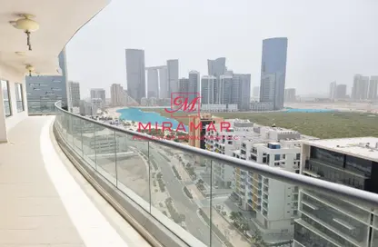 Apartment - 3 Bedrooms - 5 Bathrooms for rent in Oceanscape - Shams Abu Dhabi - Al Reem Island - Abu Dhabi