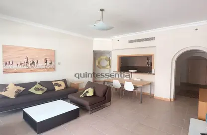 Apartment - 2 Bedrooms - 3 Bathrooms for rent in Al Das - Shoreline Apartments - Palm Jumeirah - Dubai