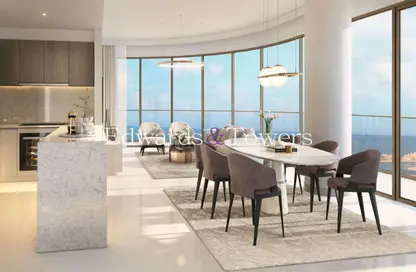 Apartment - 3 Bedrooms - 4 Bathrooms for sale in Grand Bleu Tower 1 - EMAAR Beachfront - Dubai Harbour - Dubai