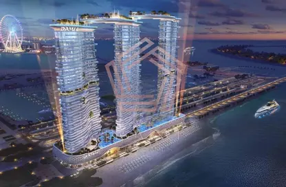 Apartment - 1 Bedroom - 2 Bathrooms for sale in Tower A - Damac Bay - Dubai Harbour - Dubai