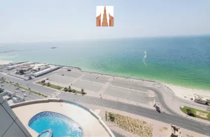 Apartment - 3 Bedrooms - 4 Bathrooms for rent in Cornish Tower - Al Rumaila - Ajman